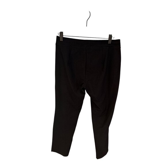 Eileen Fisher Black Ankle-Length Stretch Pants XS 70% Viscose Nylon Blend - Picture 2 of 8